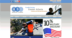 Desktop Screenshot of abiwindowcleaning.com